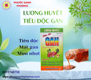 LƯƠNG HUYẾT TIÊU ĐỘC GAN dạng nước